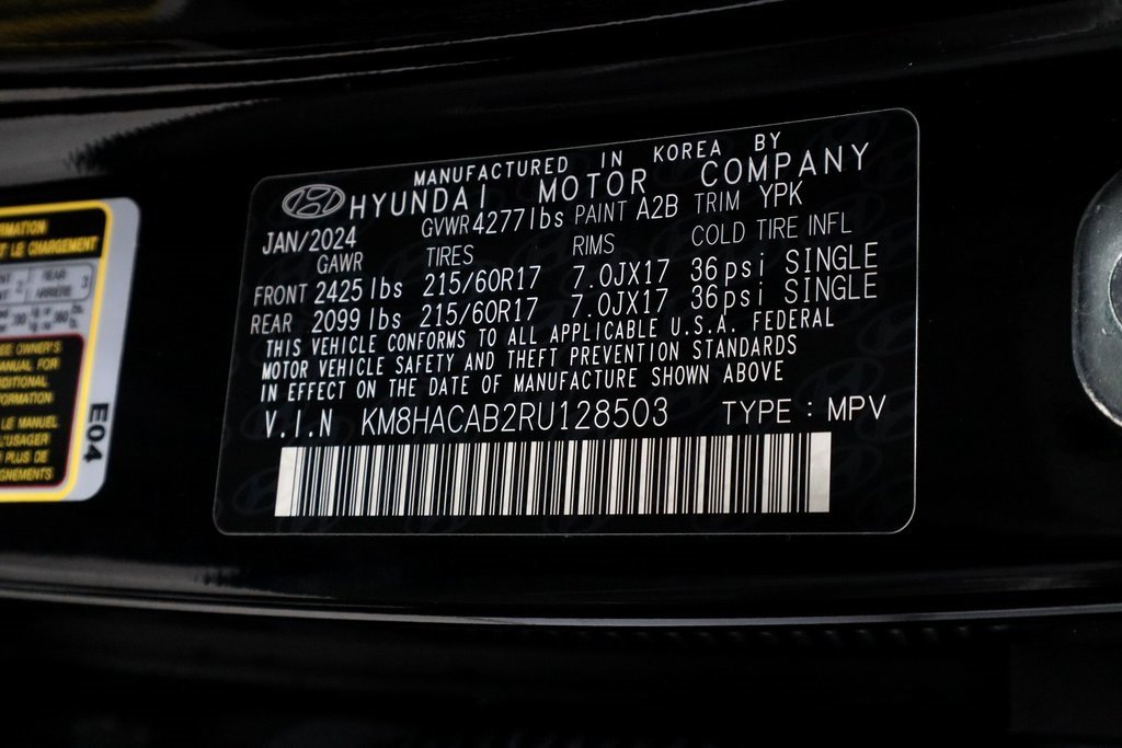 Certified 2024 Hyundai Kona SE image 32