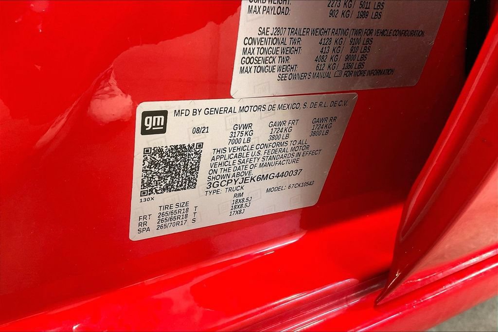 Used 2021 Chevrolet Silverado 1500 LT AWD/4WD image 20
