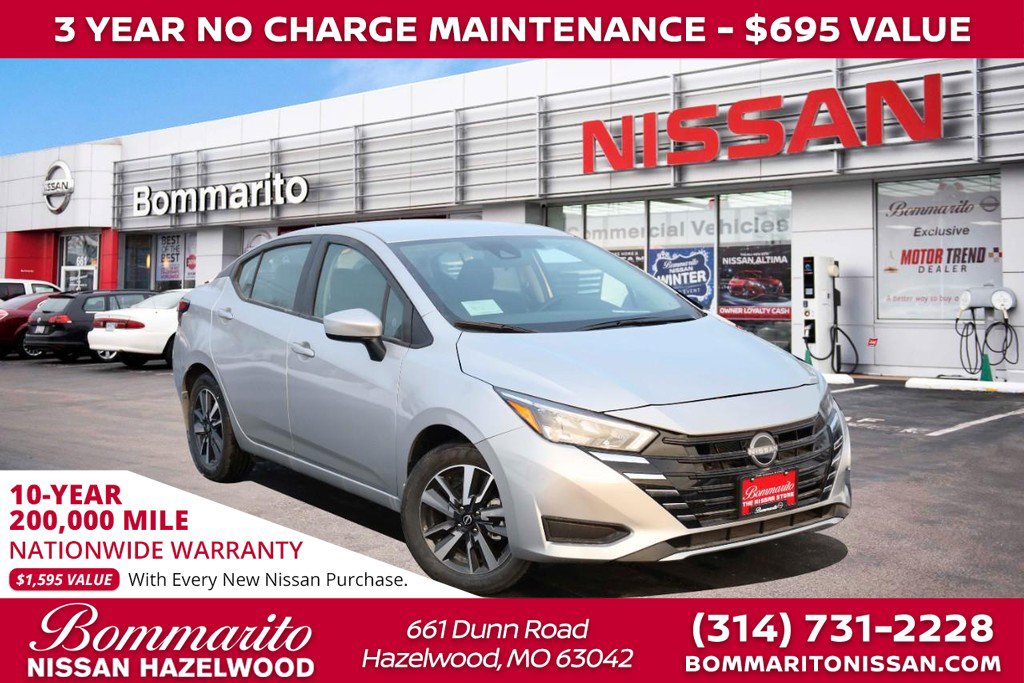 New 2025 Nissan Versa SV w/ Trunk Package image 1