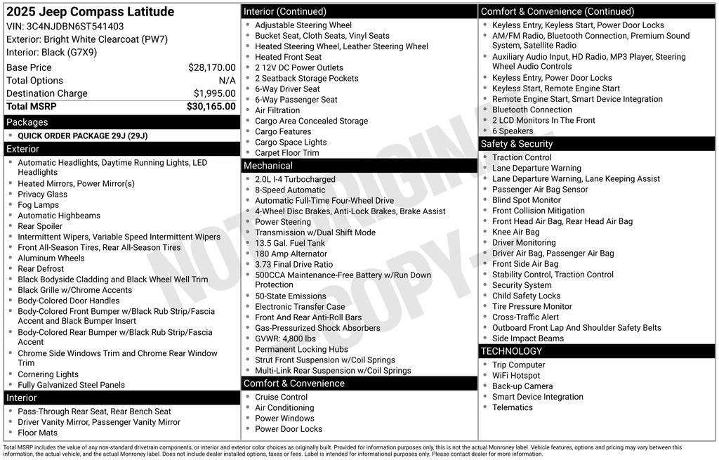 Used 2025 Jeep Compass Latitude image 23