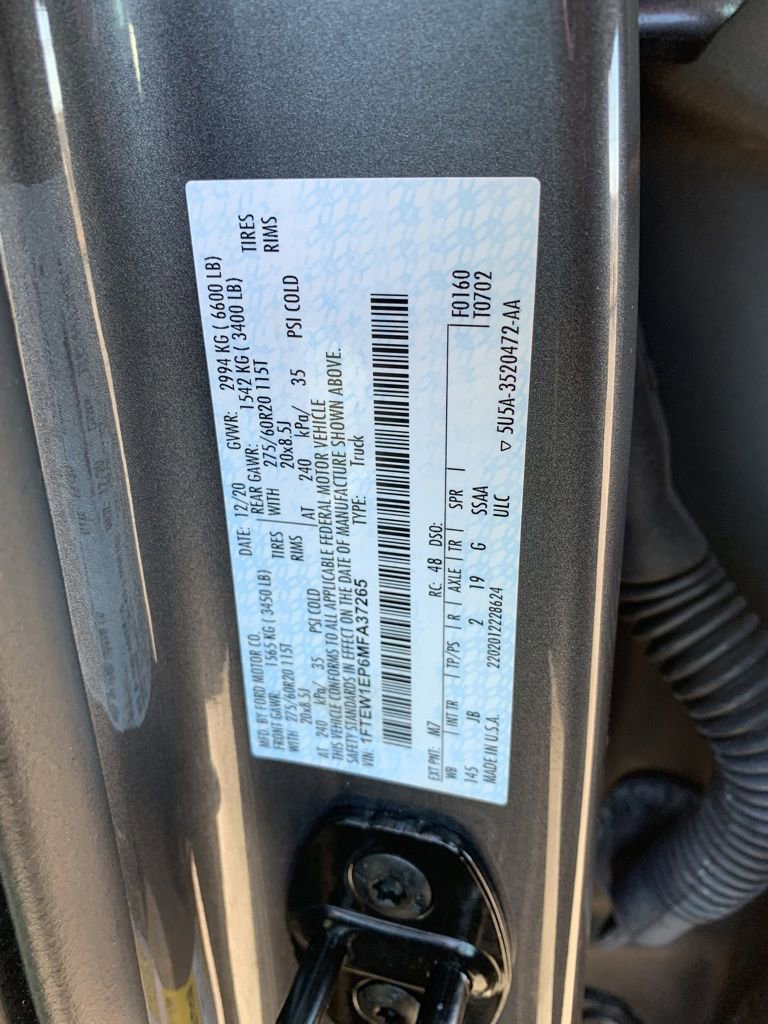 Used 2021 Ford F150 XL w/ STX Appearance Package image 32