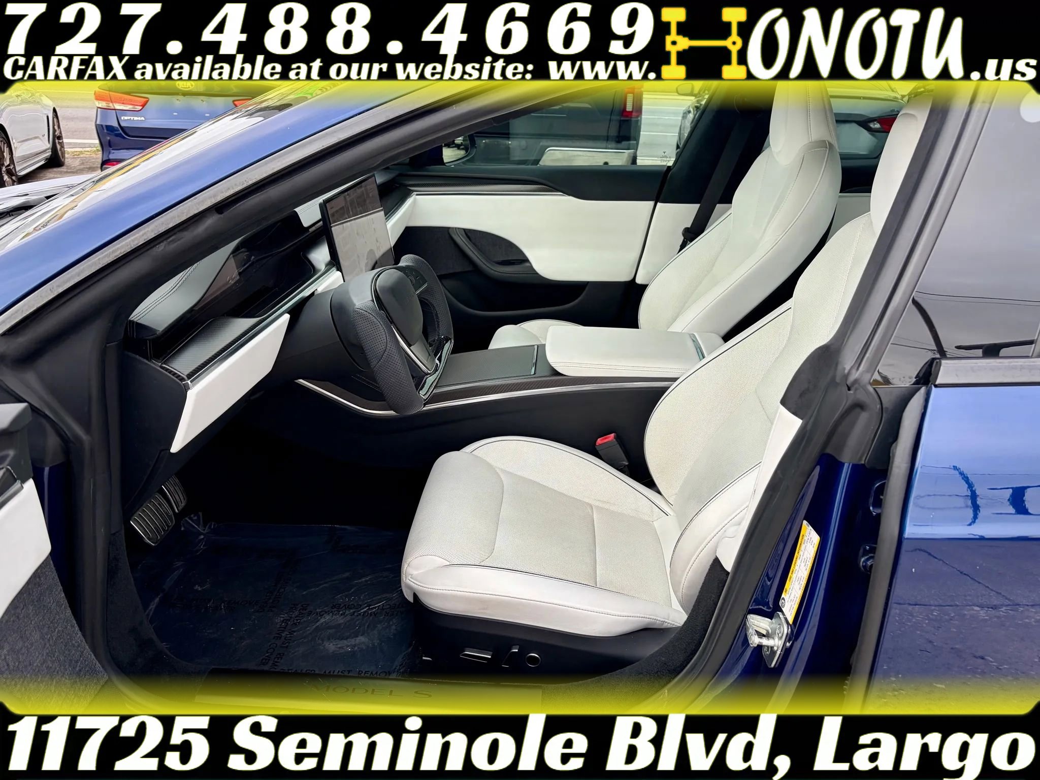 Used 2021 Tesla Model S Plaid AWD/4WD image 12