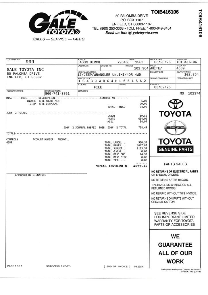 Used 2017 Jeep Wrangler Unlimited Sport w/ Quick Order Package 24S image 14