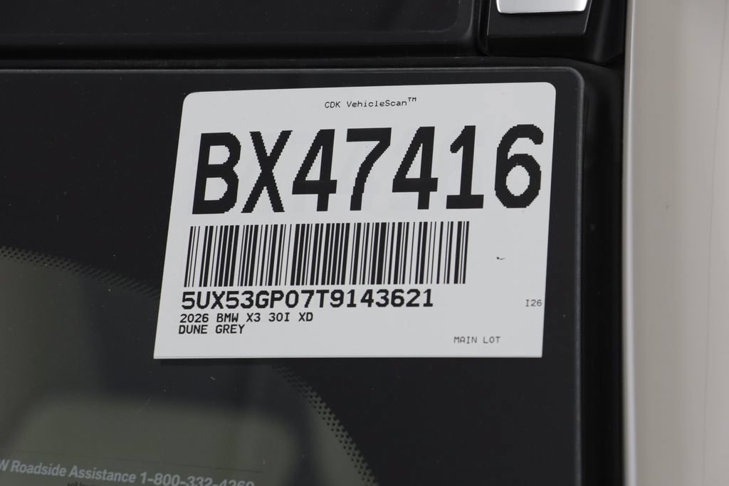 Used 2026 BMW X3 xDrive30i w/ Convenience Package AWD/4WD image 25
