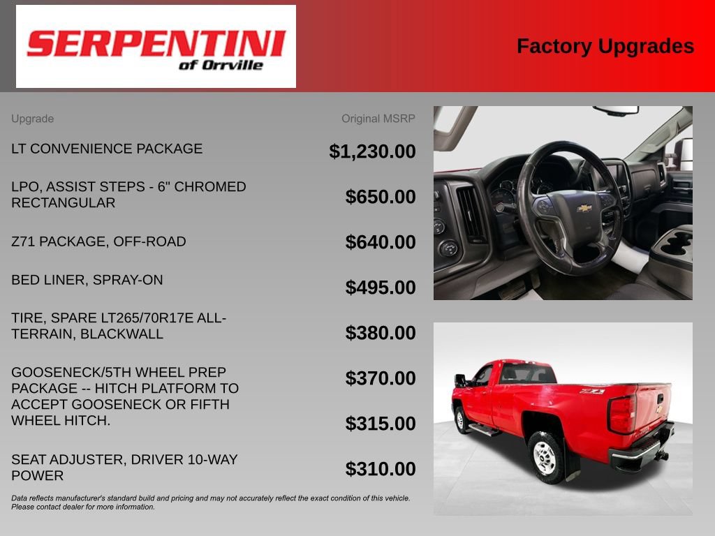 Used 2018 Chevrolet Silverado 2500 LT w/ LT Convenience Package AWD/4WD image 6