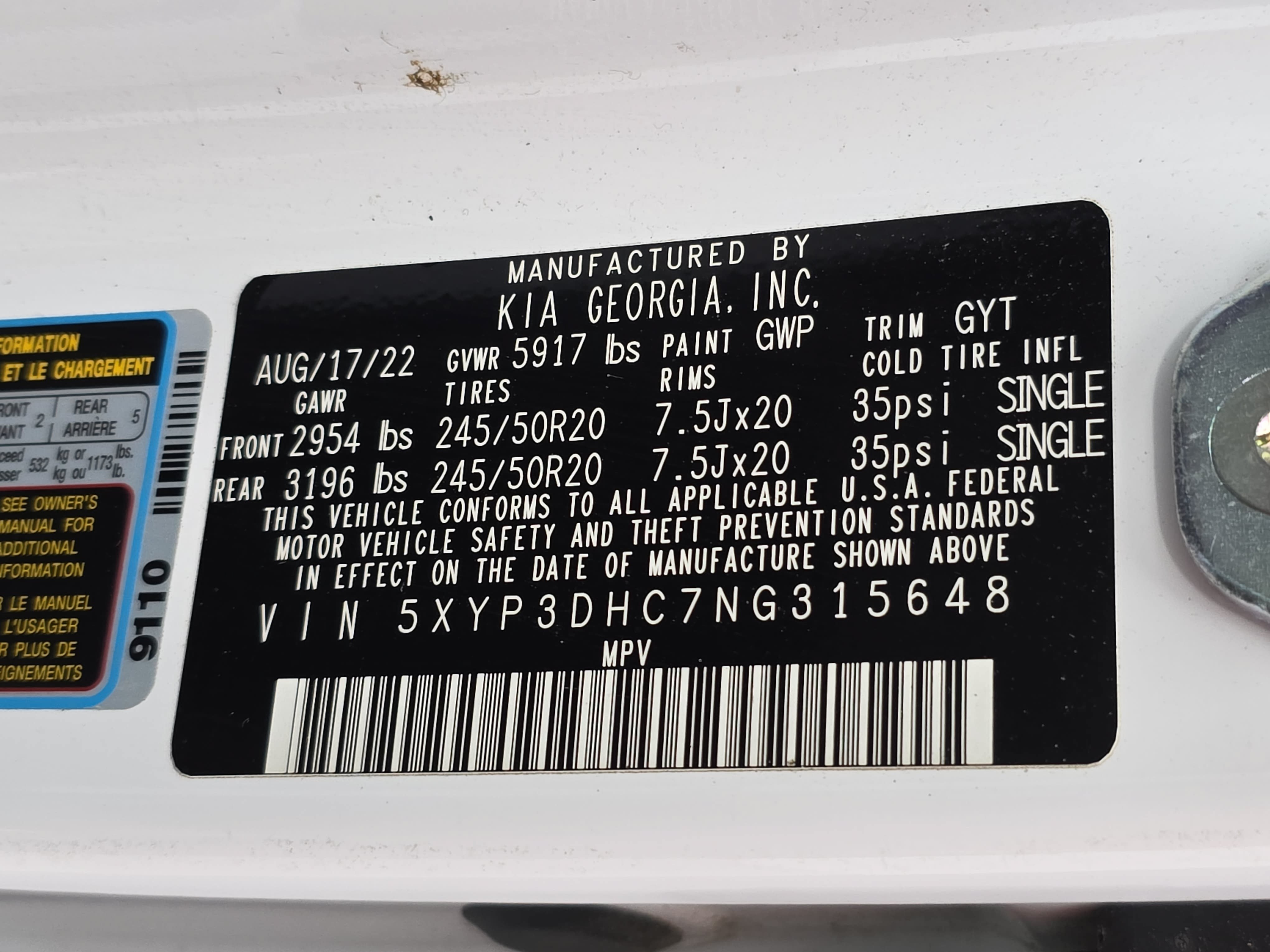 Used 2022 Kia Telluride EX w/ EX Premium Package AWD/4WD image 36