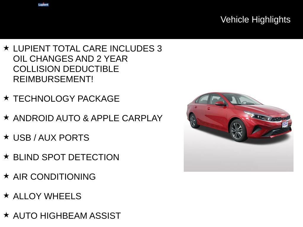 Used 2024 Kia Forte LXS w/ LXS Technology Package FWD image 8
