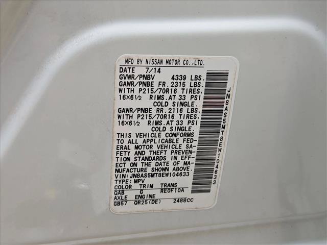 Used 2014 Nissan Rogue S w/ Convenience Package FWD image 22