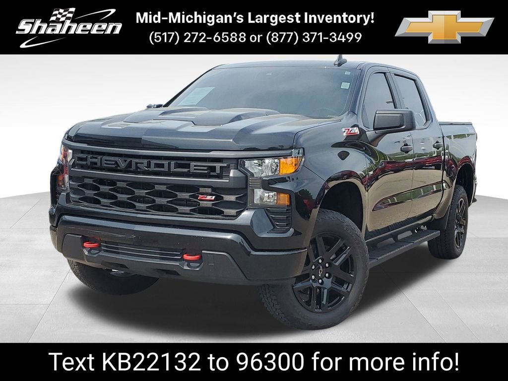 Certified 2022 Chevrolet Silverado 1500 Custom Trail Boss AWD/4WD image 1
