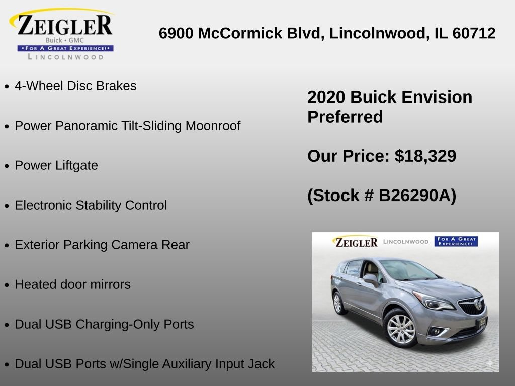 Used 2020 Buick Envision Preferred FWD image 12