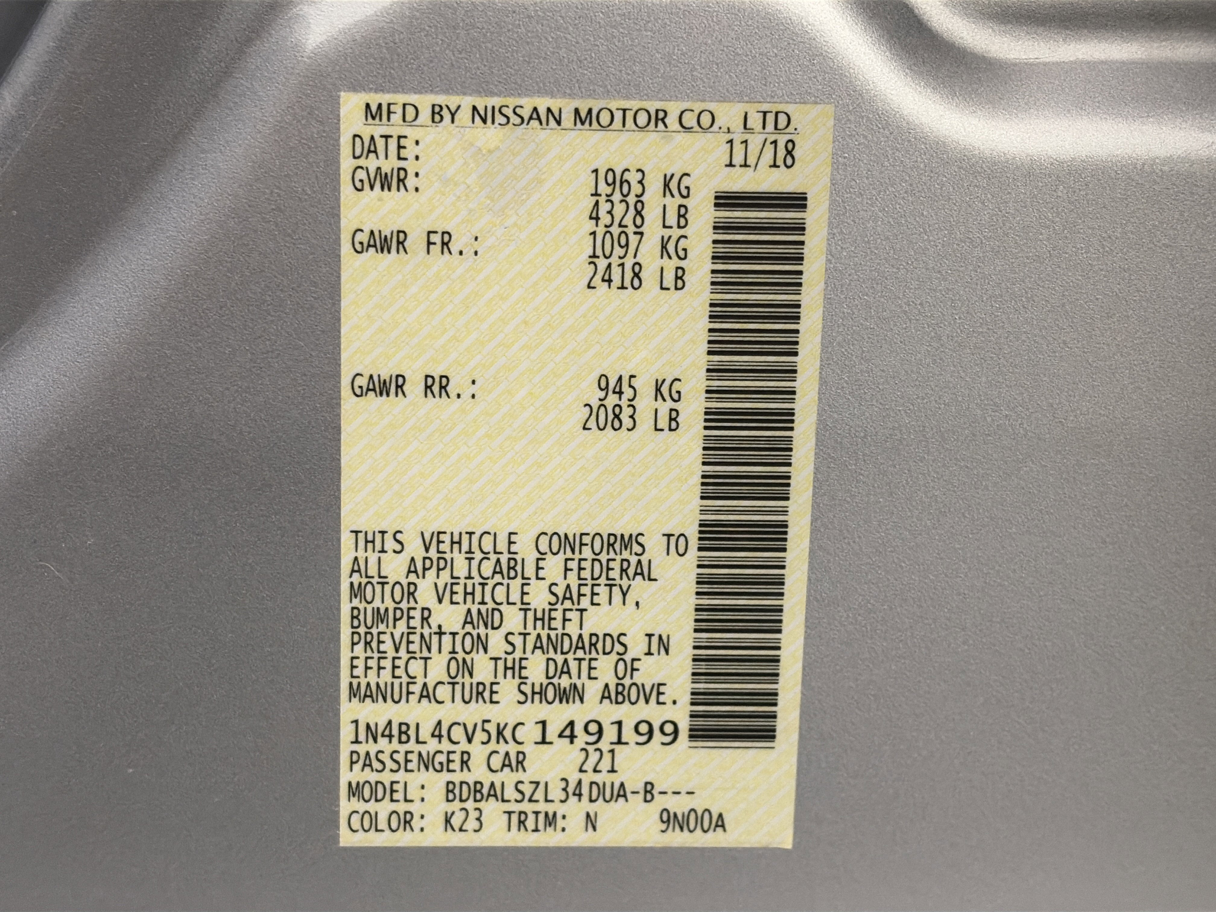 Used 2019 Nissan Altima 2.5 SR image 63