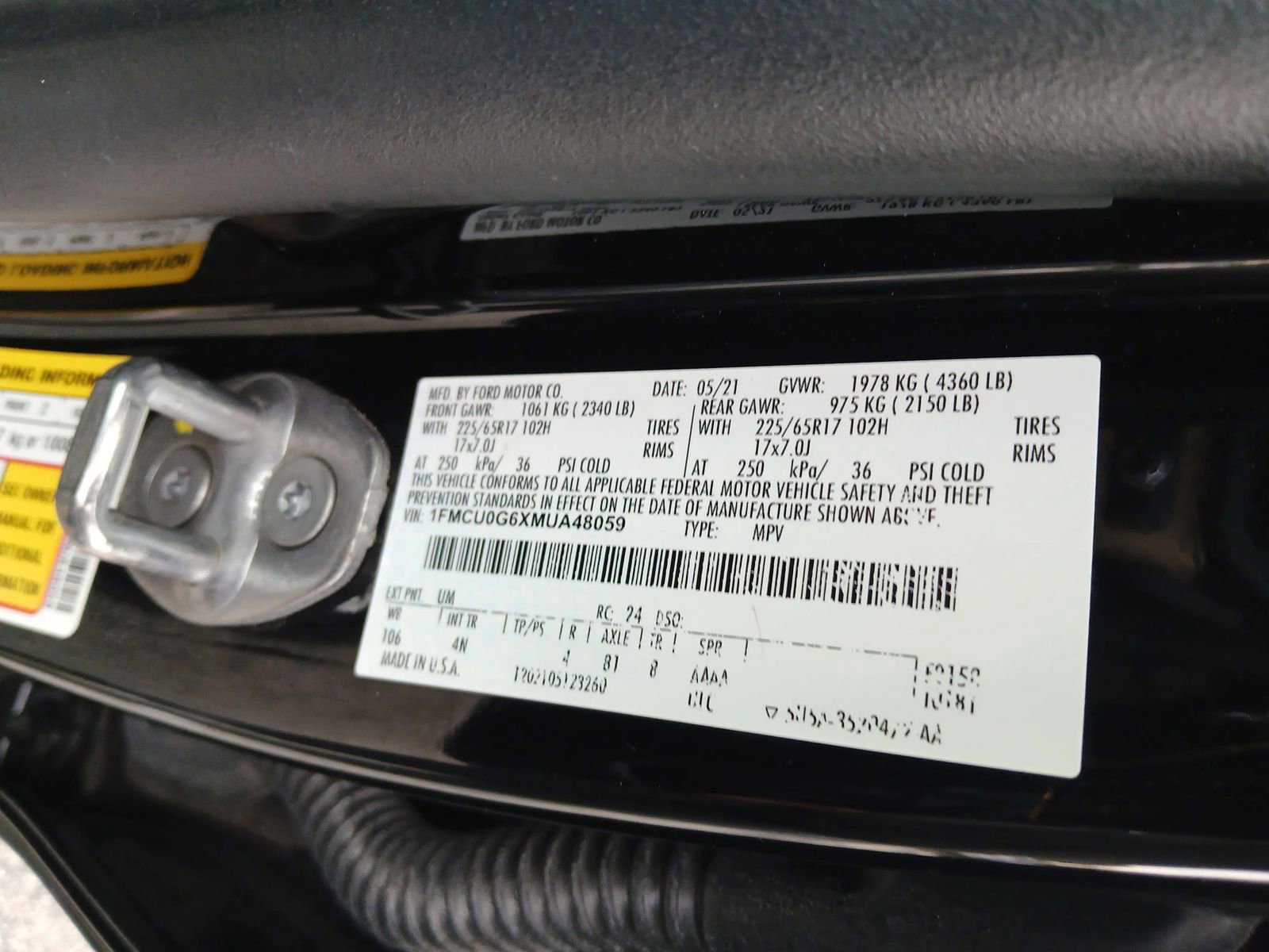 Used 2021 Ford Escape SE FWD image 10