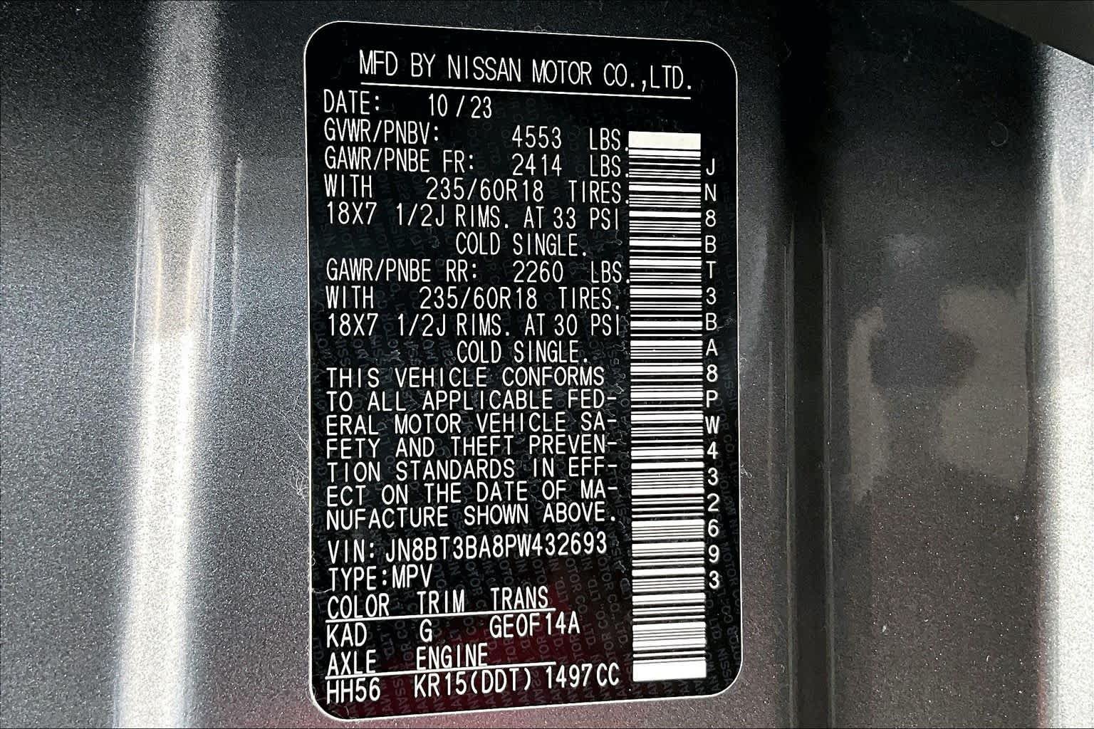 Used 2023 Nissan Rogue SV FWD image 34