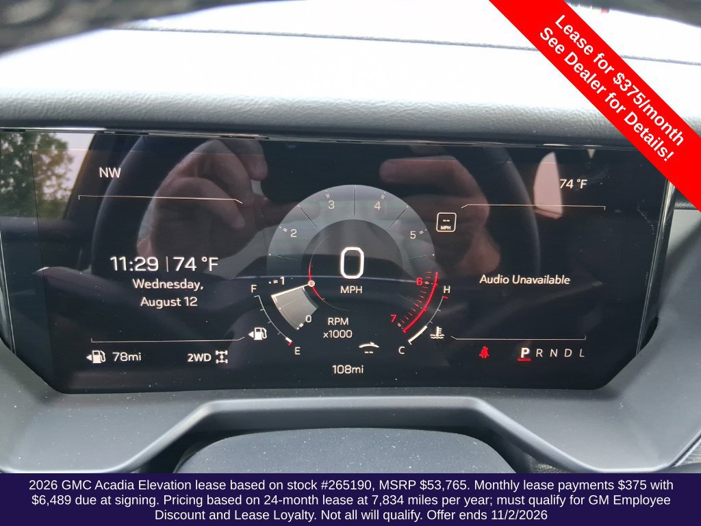 New 2026 GMC Acadia Elevation w/ Black Edition AWD/4WD image 34