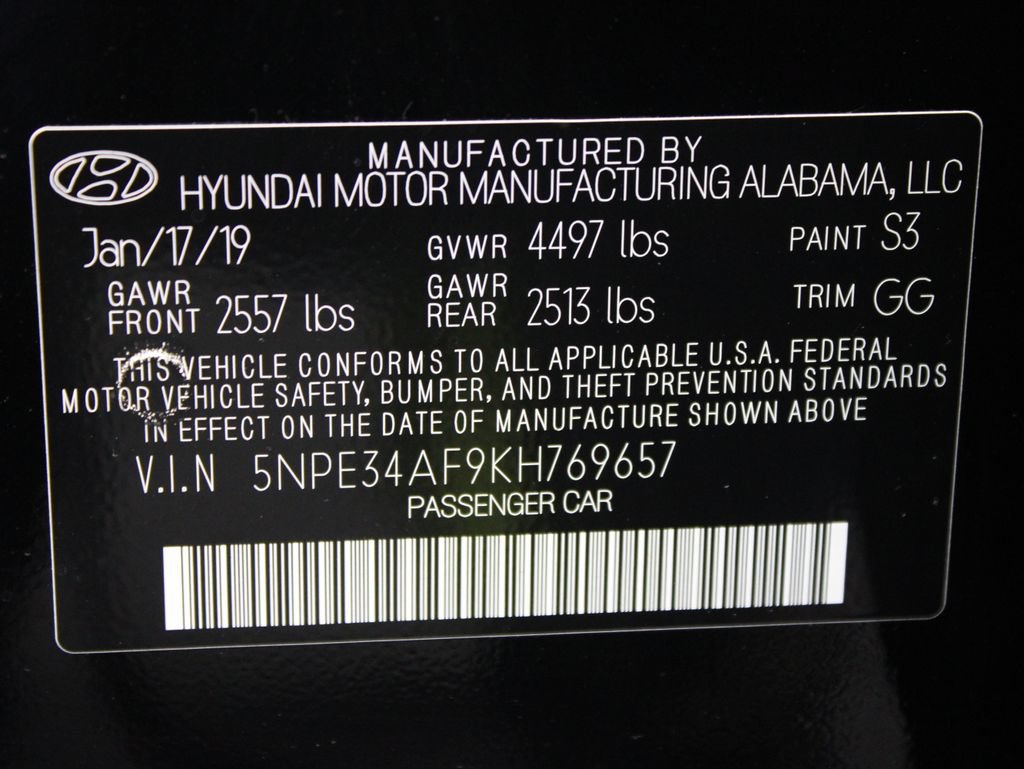 Used 2019 Hyundai Sonata SEL FWD image 62