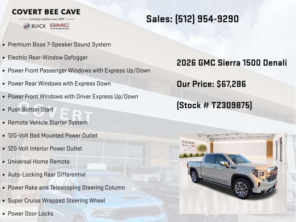 New 2026 GMC Sierra 1500 Denali AWD/4WD image 37