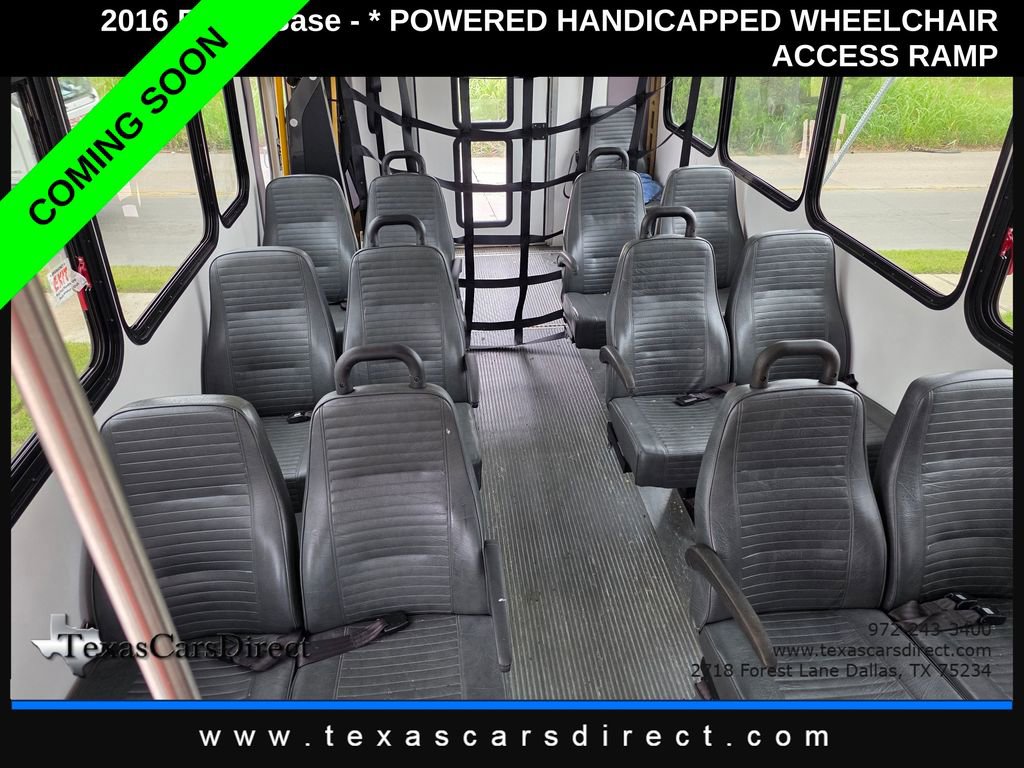 Used 2016 Ford E-350 and Econoline 350 Super Duty w/ Shuttle Bus Prep Package RWD image 8