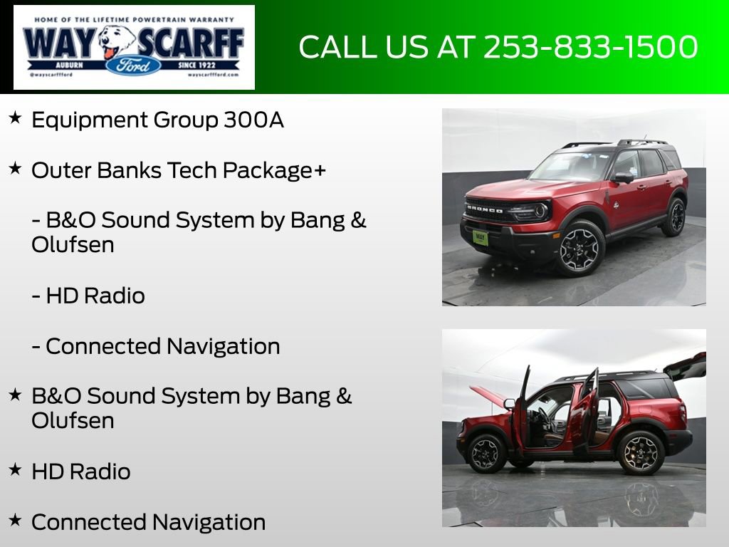 New 2025 Ford Bronco Sport Outer Banks w/ Outer Banks Tech Package+ image 6