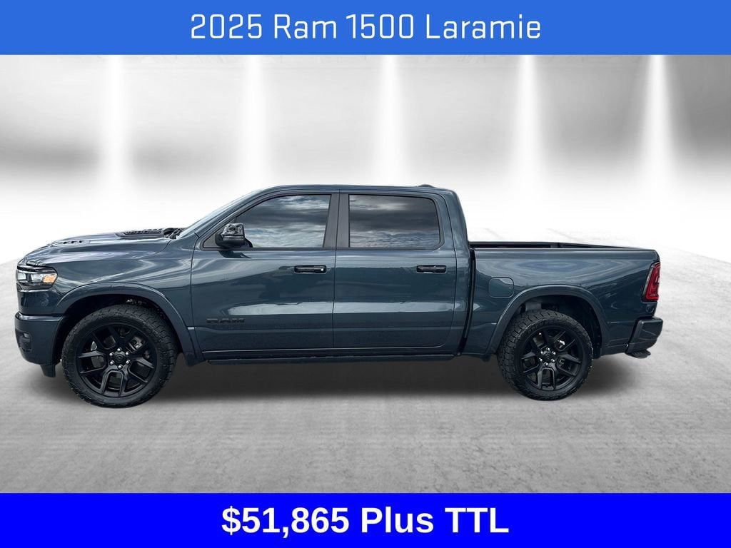 Used 2025 RAM 1500 Laramie w/ Night Edition AWD/4WD image 2