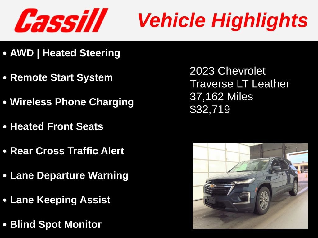 Used 2023 Chevrolet Traverse LT image 3