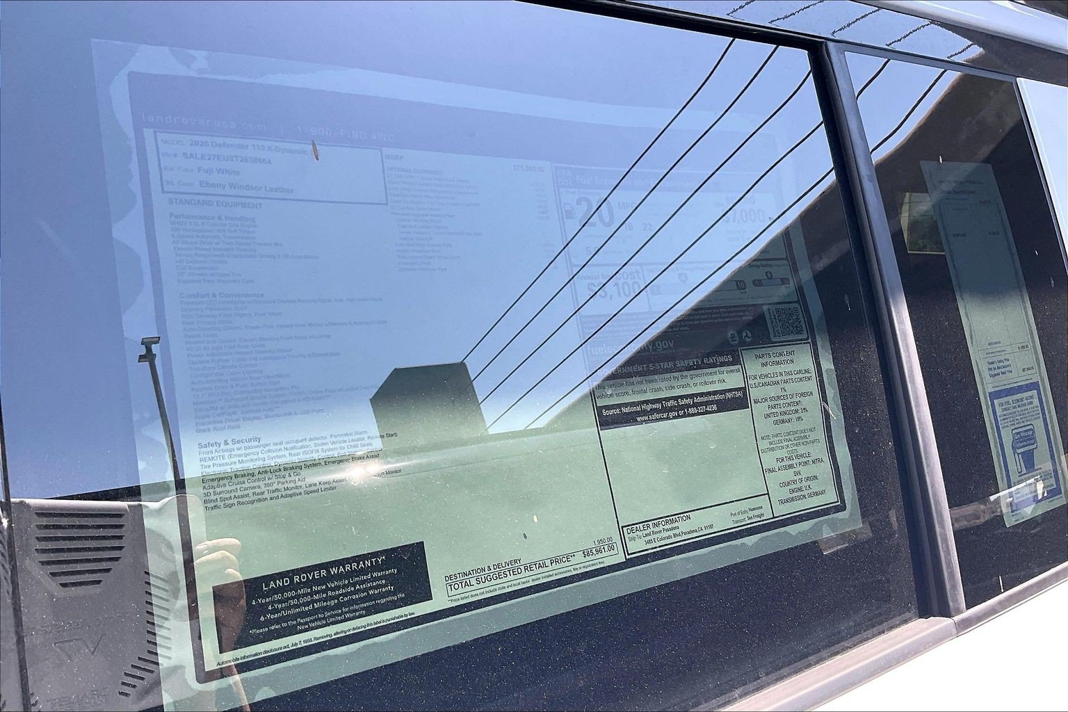 New 2026 Land Rover Defender 110 X-Dynamic SE AWD/4WD image 25