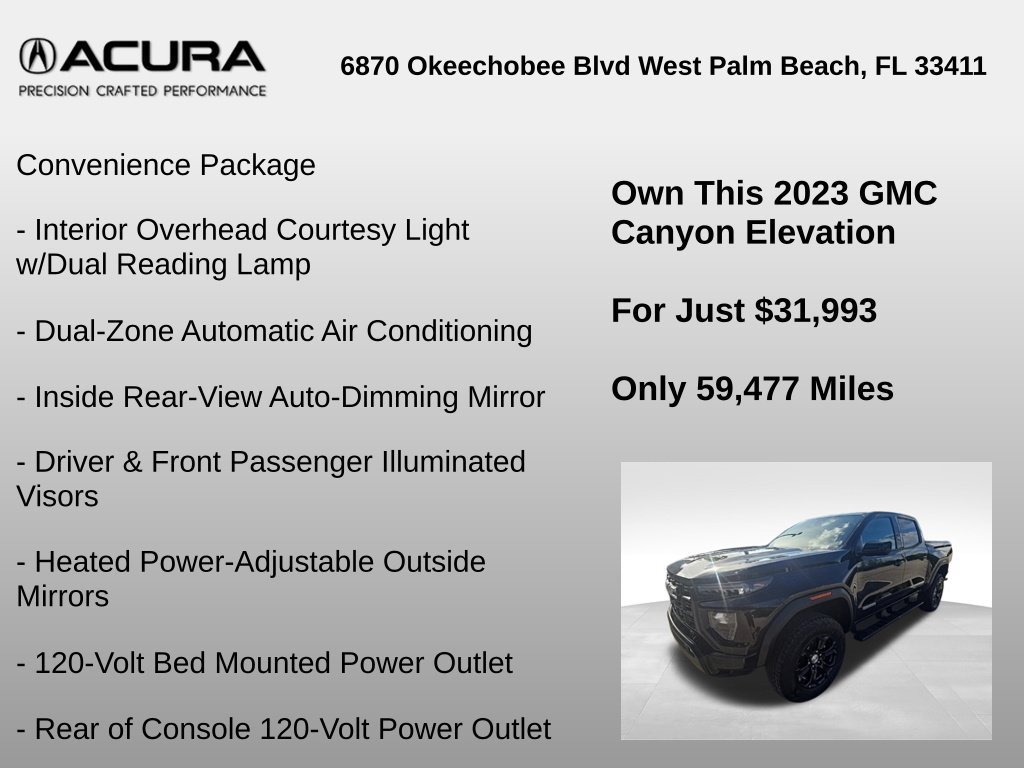 Used 2023 GMC Canyon Elevation w/ Convenience Package AWD/4WD image 12