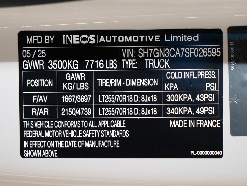New 2025 INEOS Grenadier Quartermaster AWD/4WD image 23