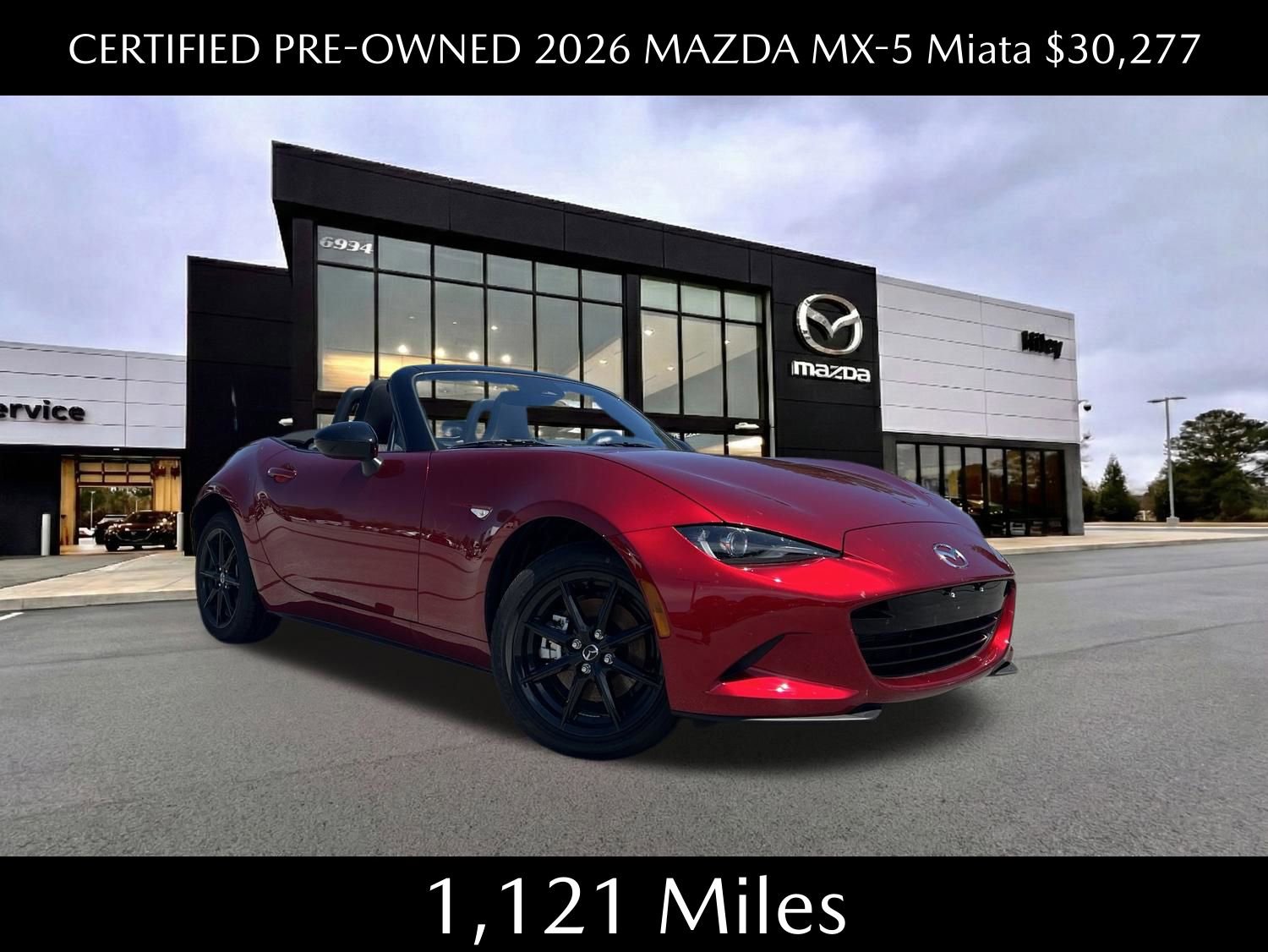 Certified 2026 MAZDA MX-5 Miata Sport
