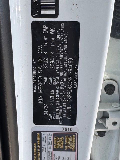 Certified 2024 Kia Forte LXS image 14