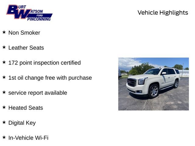Used 2015 GMC Yukon SLT w/ HD Trailering Package AWD/4WD image 10