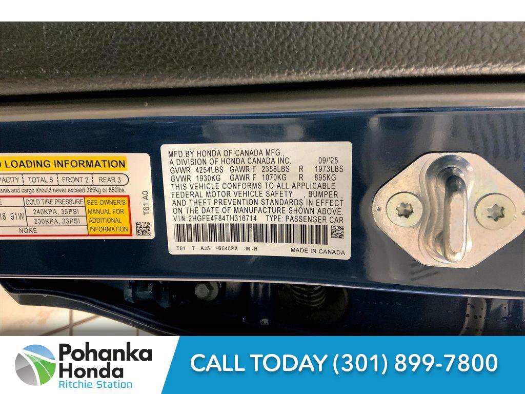 New 2026 Honda Civic Sport Touring image 21