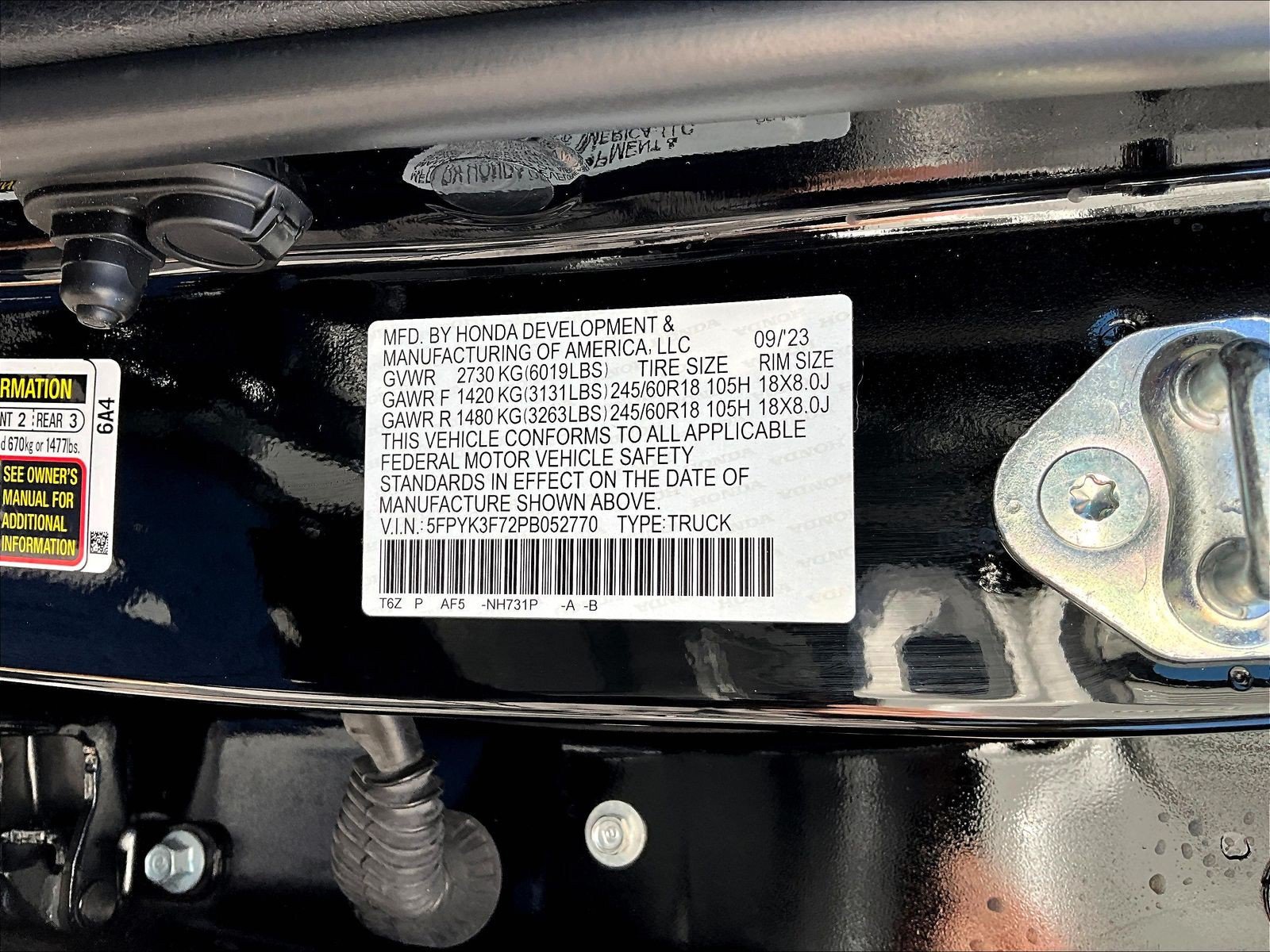 Certified 2023 Honda Ridgeline RTL-E image 20