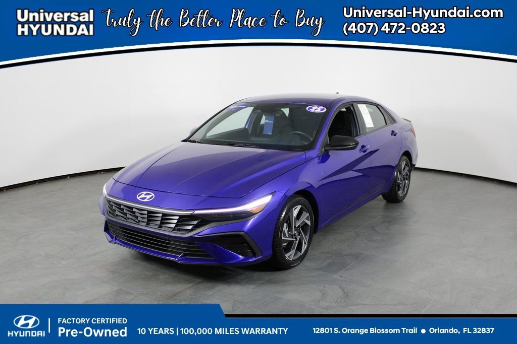 Certified 2025 Hyundai Elantra Sport