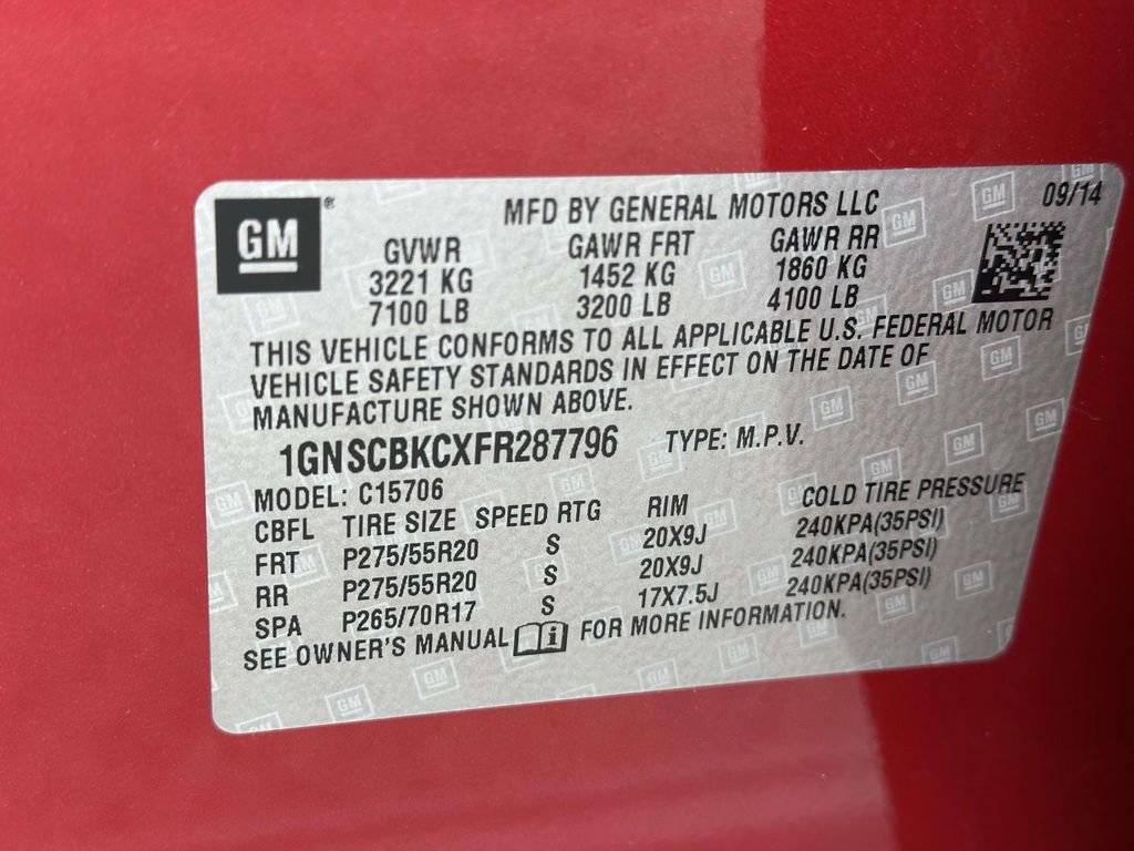 Used 2015 Chevrolet Tahoe LT RWD image 30