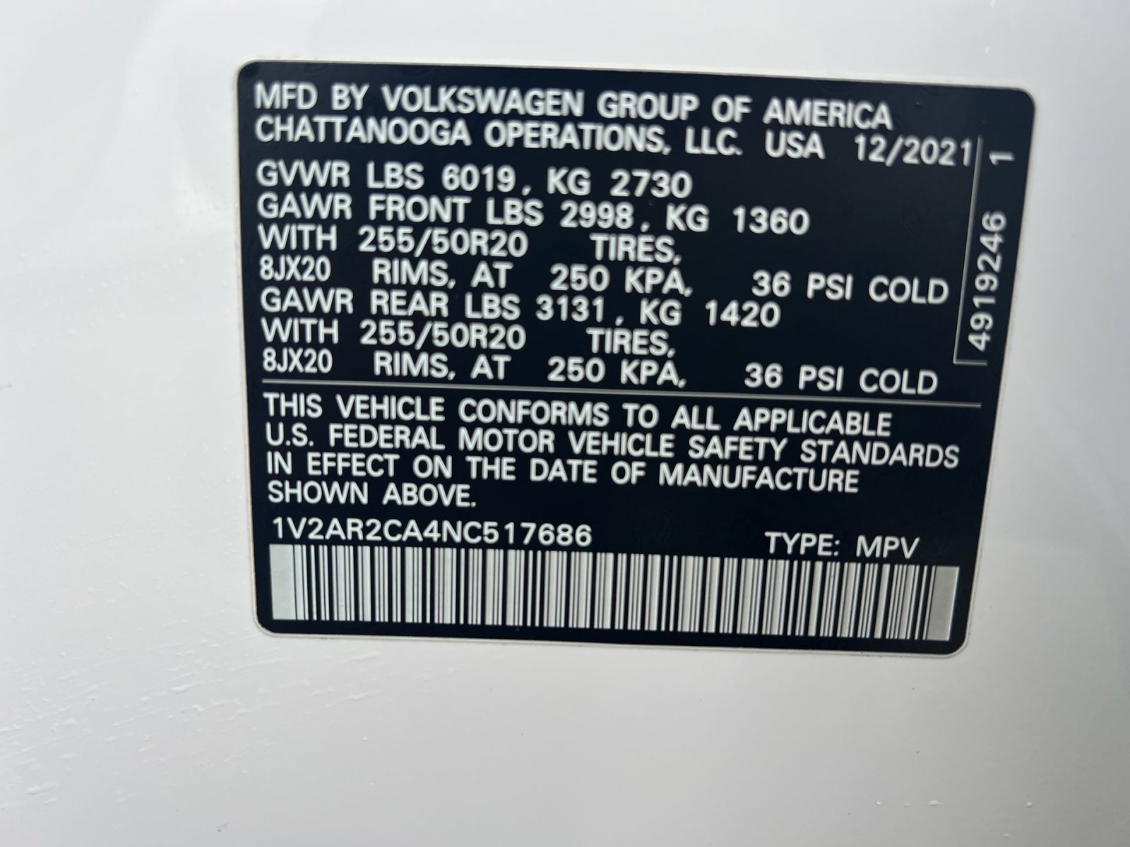 Used 2022 Volkswagen Atlas SEL R-Line image 30