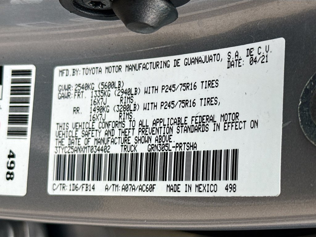 Used 2021 Toyota Tacoma SR AWD/4WD image 35