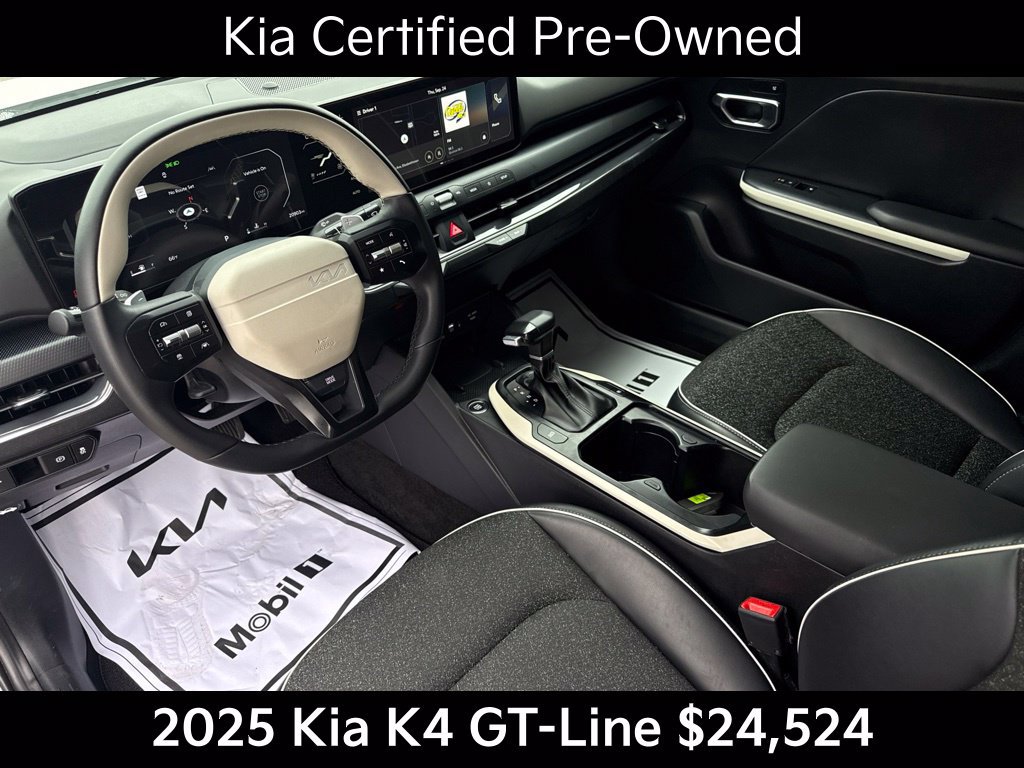 Certified 2025 Kia K4 GT-Line w/ GT-Line Sunroof Package FWD image 11
