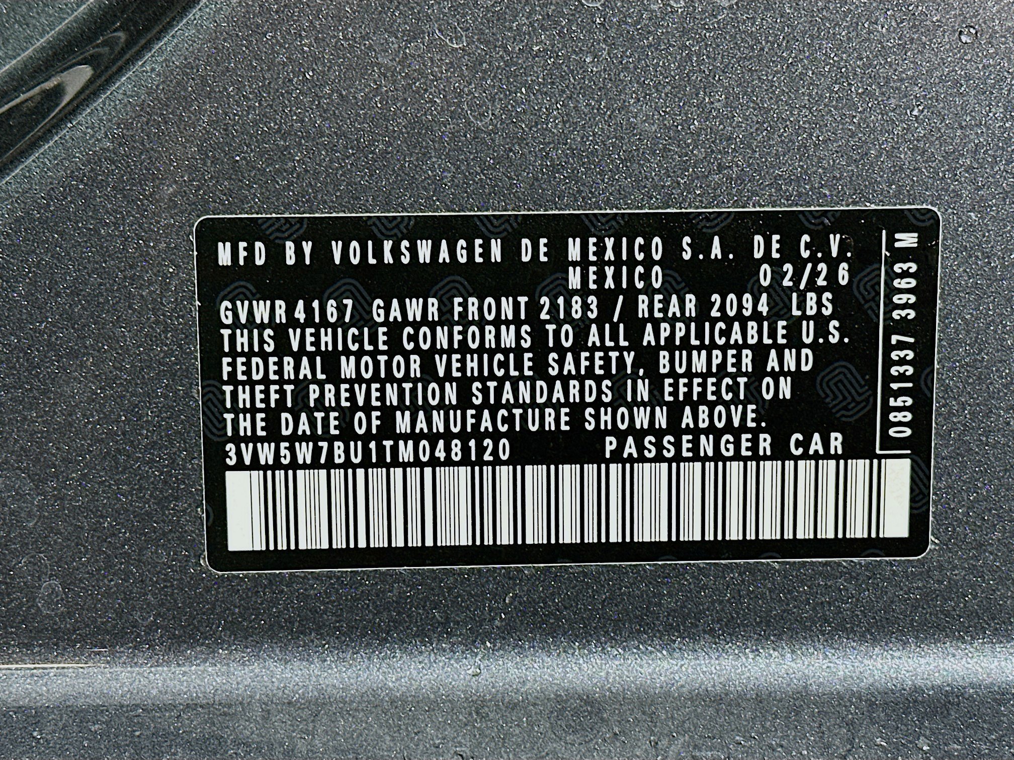 New 2026 Volkswagen Jetta S FWD image 29