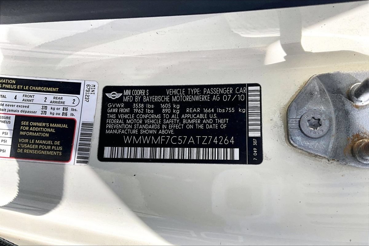 Used 2010 MINI Cooper S FWD image 16