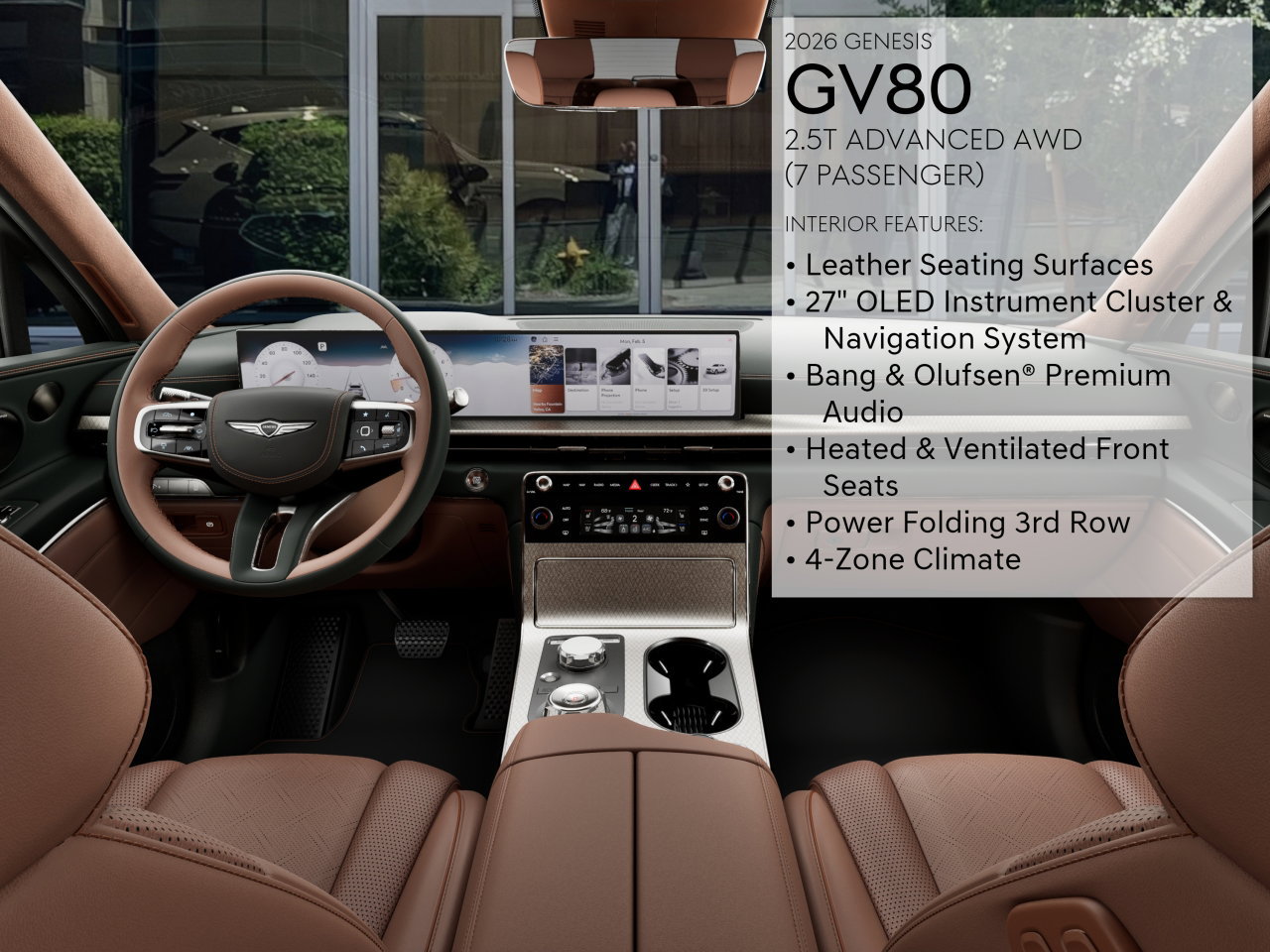 New 2026 Genesis GV80 2.5T Advanced AWD/4WD image 17