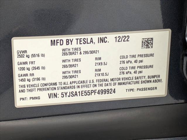 Used 2023 Tesla Model S Standard Range AWD/4WD image 27