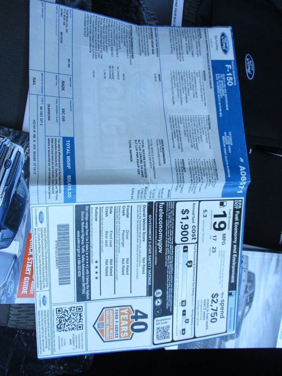 Used 2018 Ford F150 XLT w/ Equipment Group 302A Luxury image 32