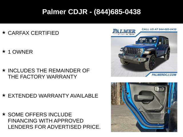 Used 2022 Jeep Wrangler Unlimited Rubicon 4xe image 18