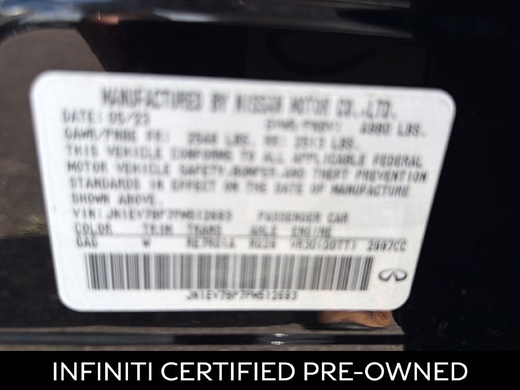 Certified 2023 INFINITI Q50 Luxe w/ Cargo Package RWD image 27