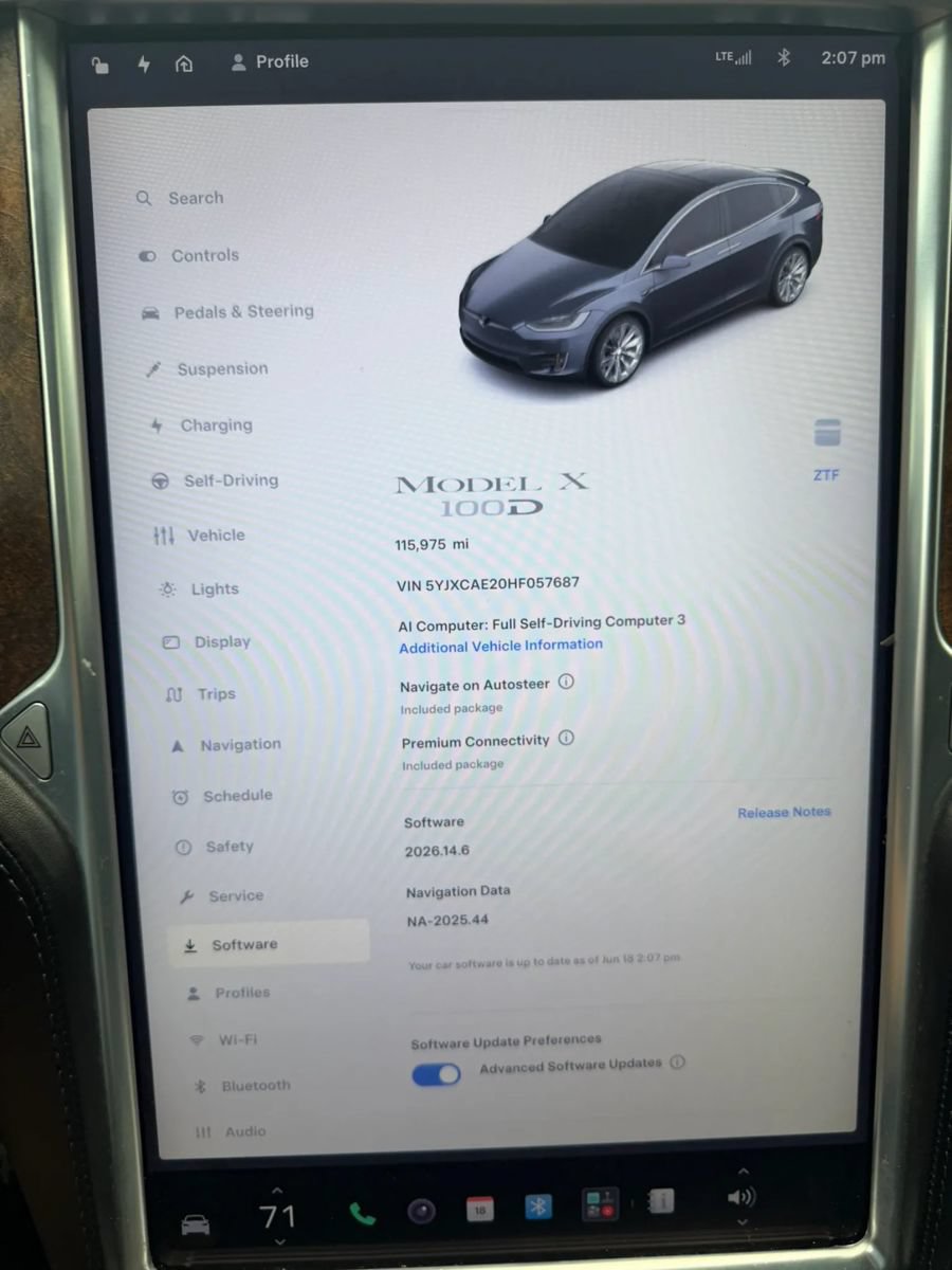 Used 2017 Tesla Model X 75D AWD/4WD image 22