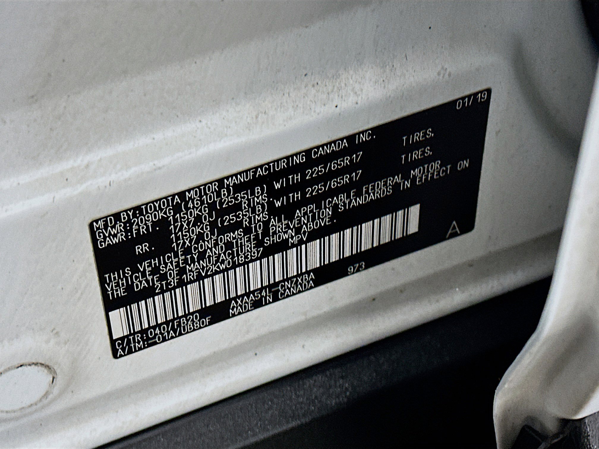 Used 2019 Toyota RAV4 LE image 12