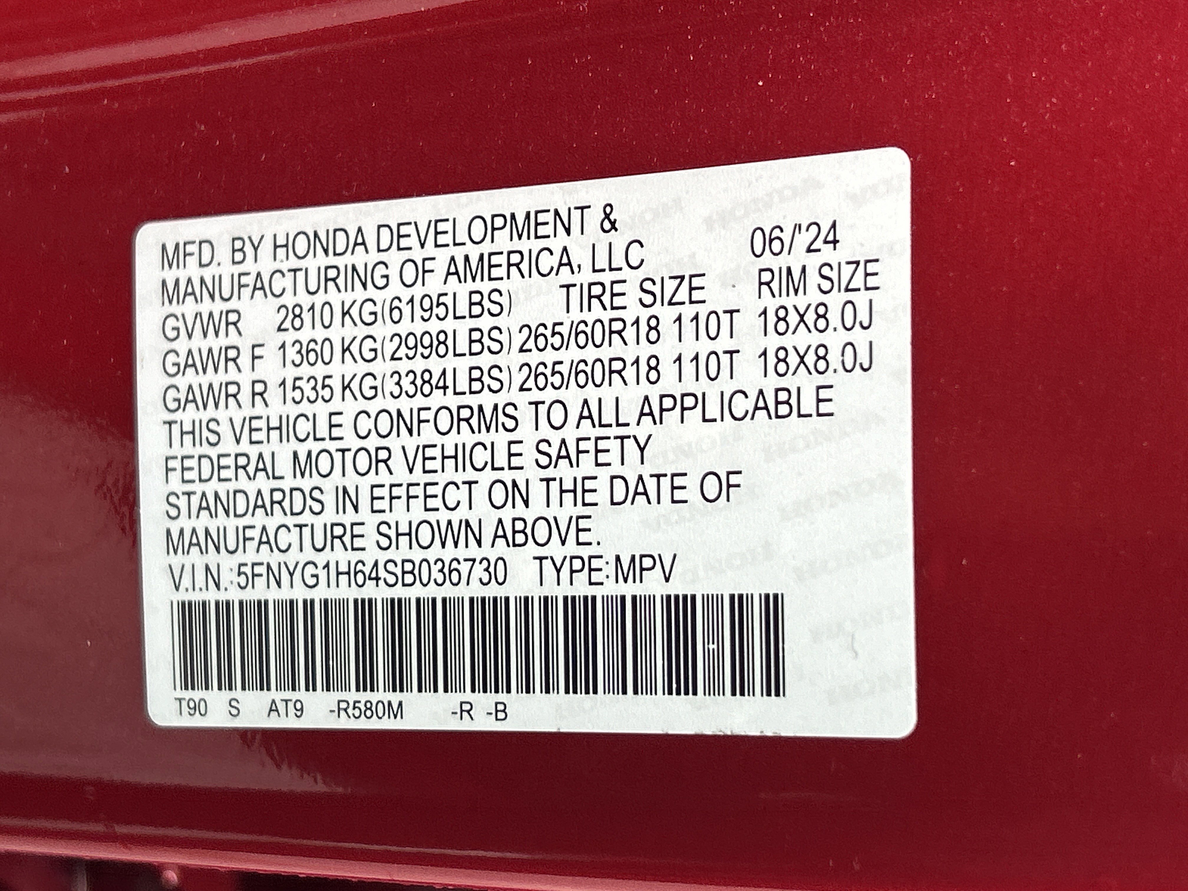 Certified 2025 Honda Pilot TrailSport image 36