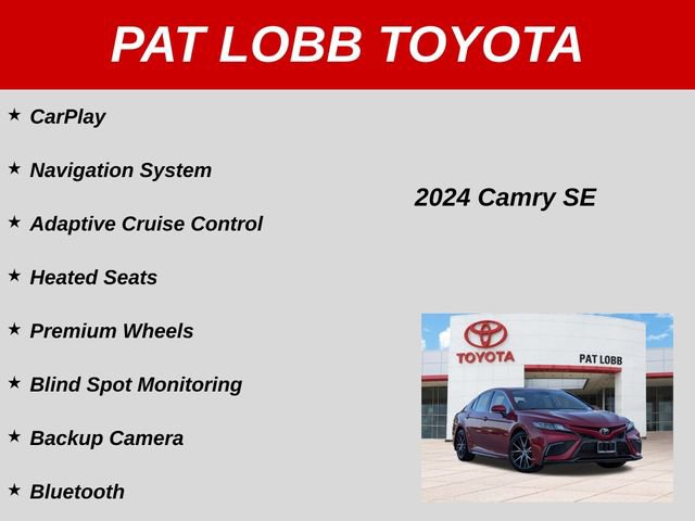 Used 2024 Toyota Camry SE w/ Convenience Package FWD image 36