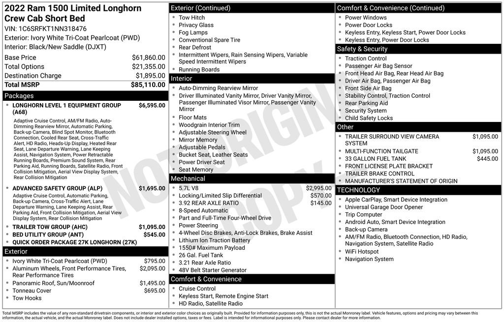 Used 2022 RAM 1500 Limited image 21