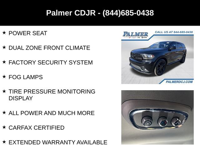 Used 2018 Dodge Durango SXT w/ Quick Order Package 2BB image 18